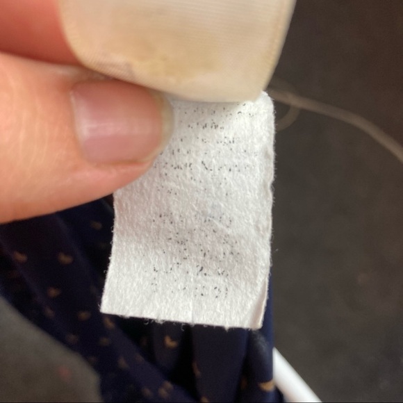 Blue & gold sheer blouse - Picture 5 of 5